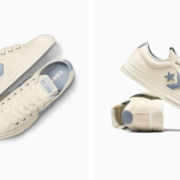 Converse Star Player 76‎, White/Blue, Canvas - Picture 6 of 6